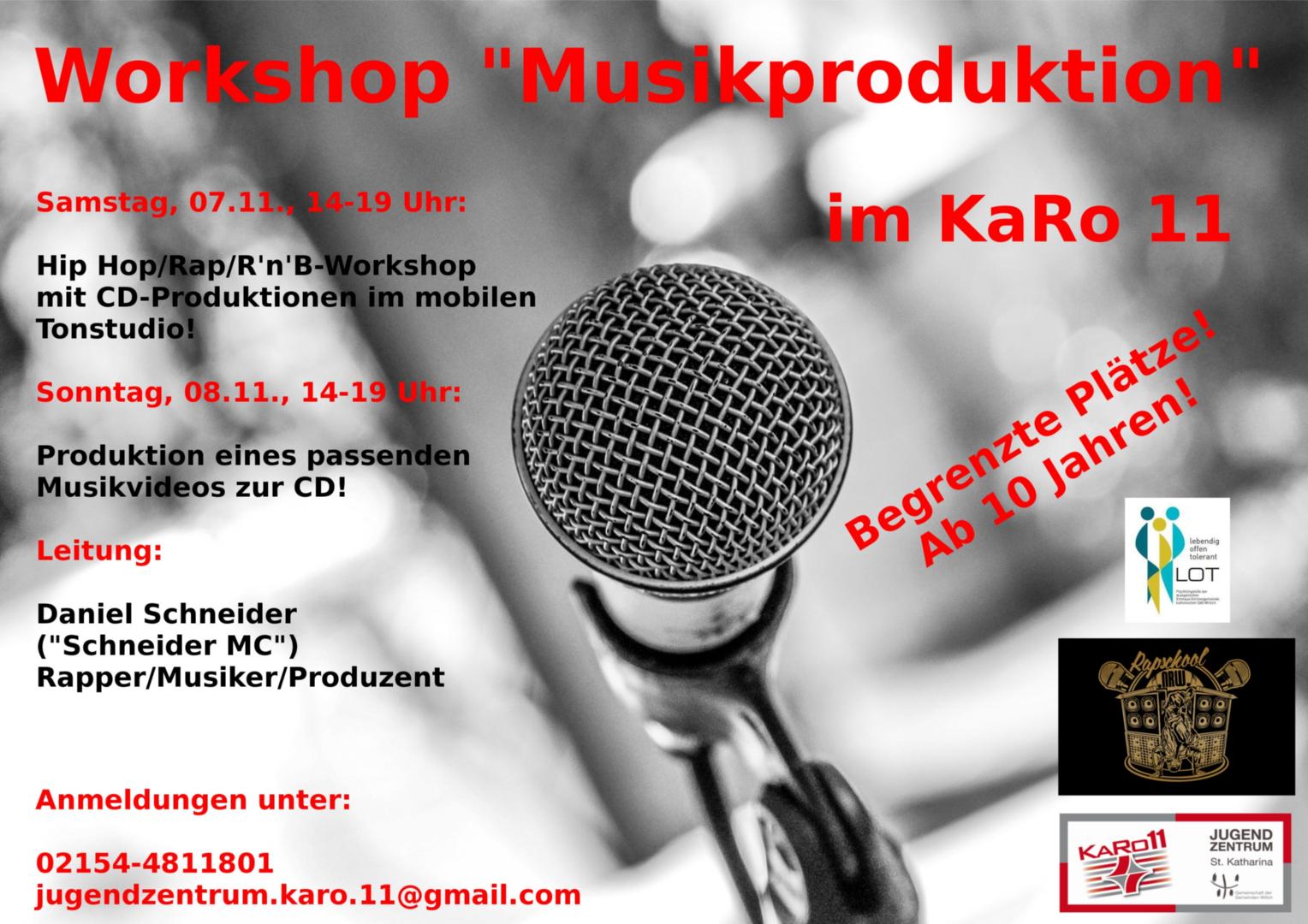 Flyer Musikproduktion (c) Kai Kasner